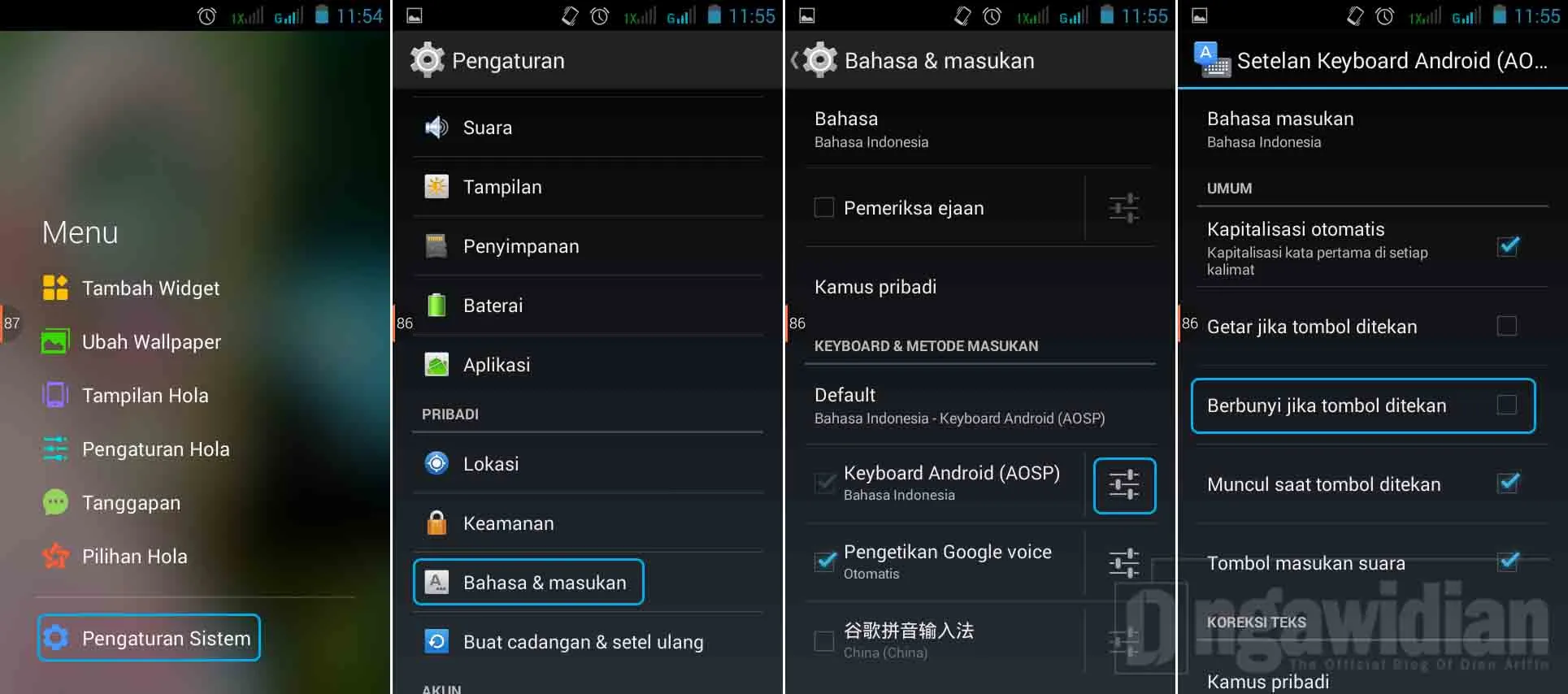 Mematikan Suara Keyboard Smartfreen Andromax