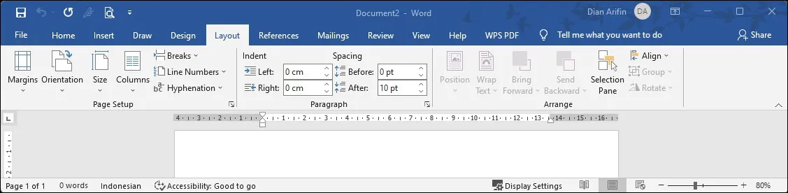 6 Fungsi Layout Microsoft Word