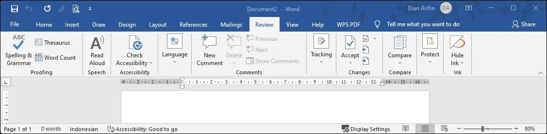 9 Fungsi Review Microsoft Word